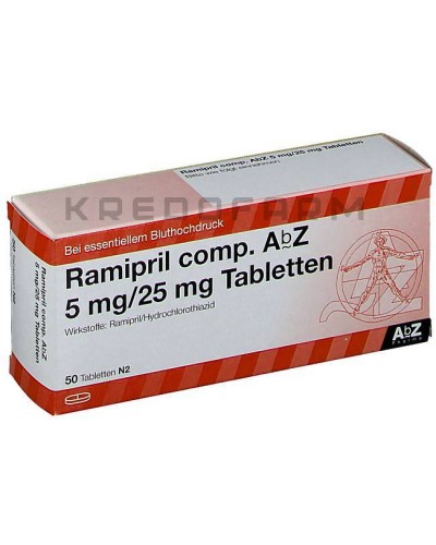 Раміприл капсули, таблетки ● Ramipril