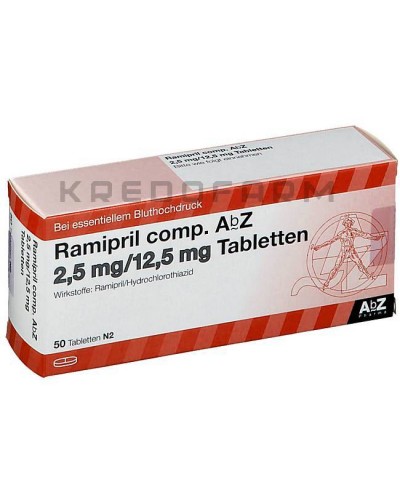 Раміприл капсули, таблетки ● Ramipril