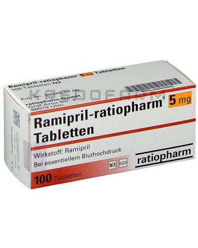 Раміприл капсули, таблетки ● Ramipril