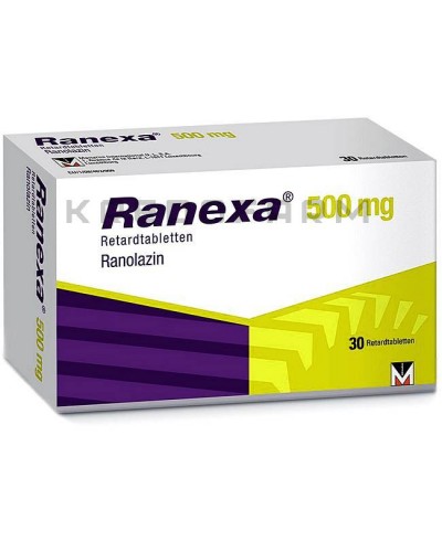 Ранекса таблетки ● Ranexa