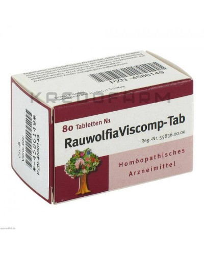 Раувольфіявіскомп Таб таблетки ● Rauwolfiaviscomp Tab