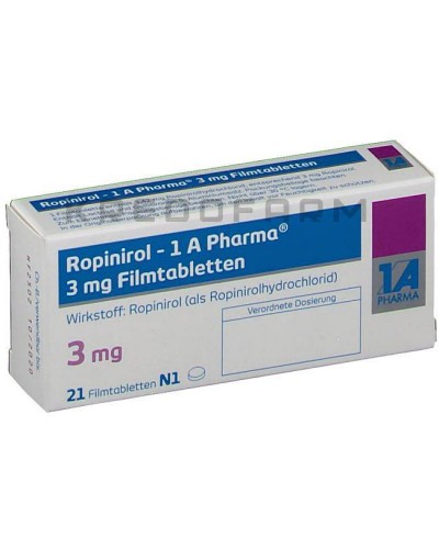 Ропінірол таблетки ● Ropinirol