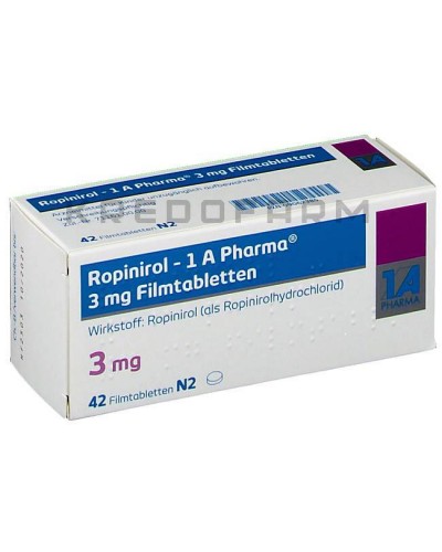 Ропинирол таблетки ● Ropinirol