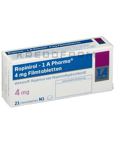 Ропинирол таблетки ● Ropinirol