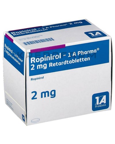 Ропінірол таблетки ● Ropinirol