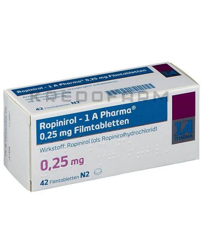 Ропинирол таблетки ● Ropinirol