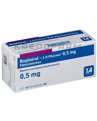 Ропинирол таблетки ● Ropinirol