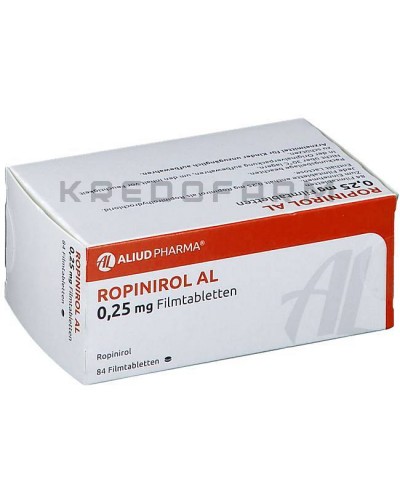 Ропінірол таблетки ● Ropinirol