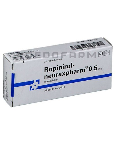 Ропінірол таблетки ● Ropinirol