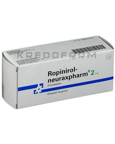 Ропінірол таблетки ● Ropinirol