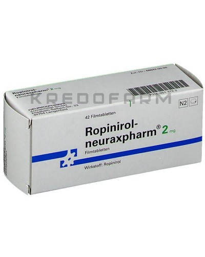 Ропінірол таблетки ● Ropinirol