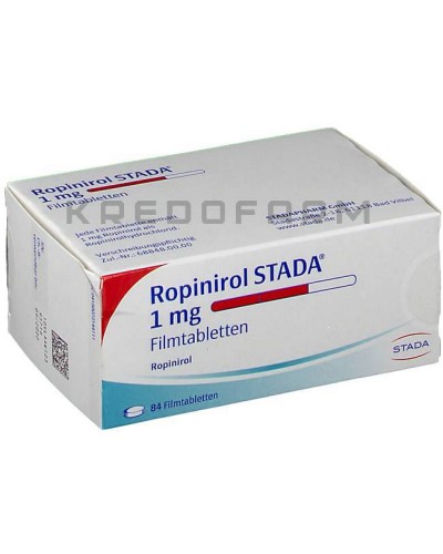 Ропінірол таблетки ● Ropinirol