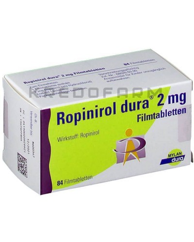 Ропінірол таблетки ● Ropinirol