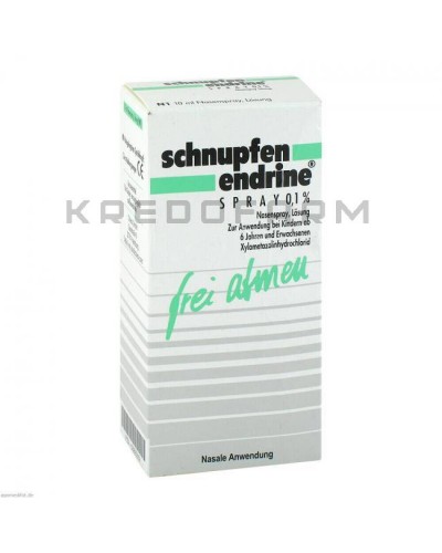 Снуффен Эндрин капли, спрей ● Schnupfen Endrine