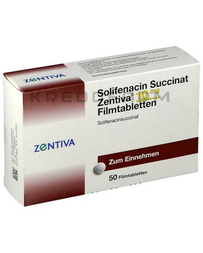 Соліфенацин Сукцинат таблетки ● Solifenacin Succinat