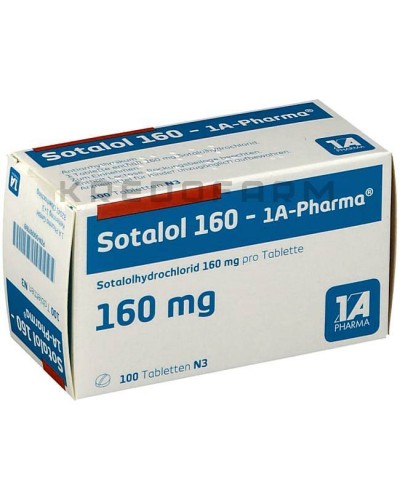 Соталол раствор, таблетки ● Sotalol