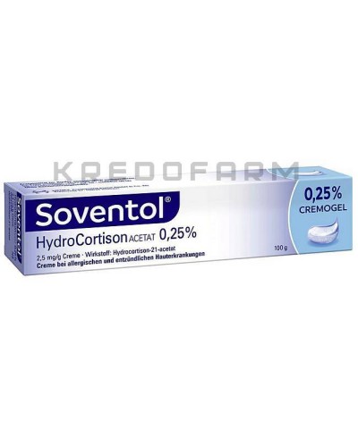 Совентол гель, крем, спрей ● Soventol