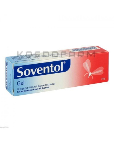 Совентол гель, крем, спрей ● Soventol