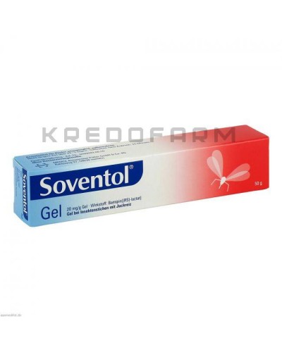 Совентол гель, крем, спрей ● Soventol