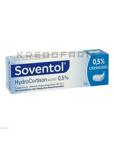 Совентол гель, крем, спрей ● Soventol