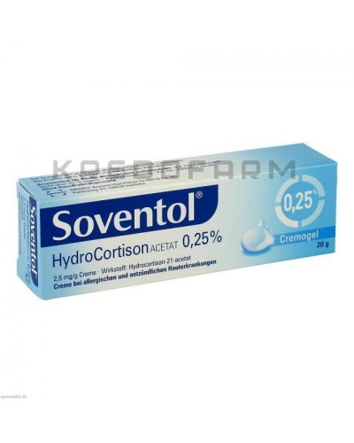 Совентол гель, крем, спрей ● Soventol