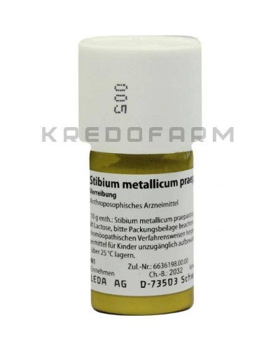 Стибіум Металікум ампули, крем, розчин, таблетки, тритурація ● Stibium Metallicum