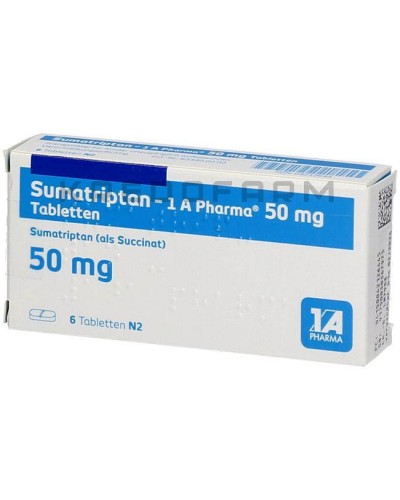 Суматриптан таблетки ● Sumatriptan