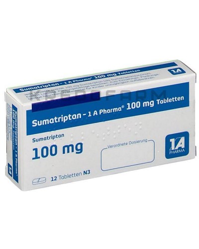 Суматриптан таблетки ● Sumatriptan