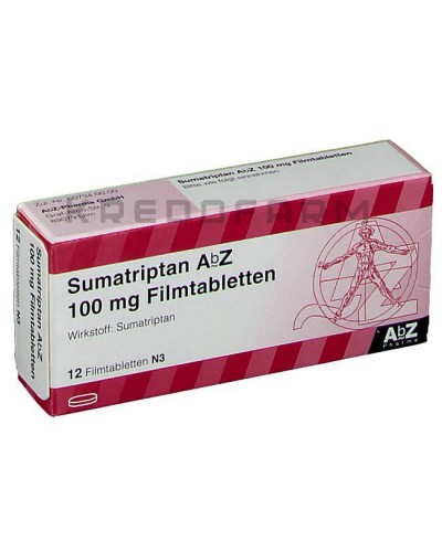 Суматриптан таблетки ● Sumatriptan