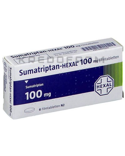 Суматриптан таблетки ● Sumatriptan