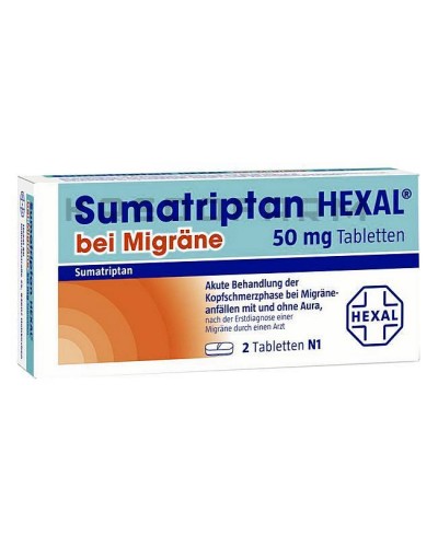 Суматриптан таблетки ● Sumatriptan