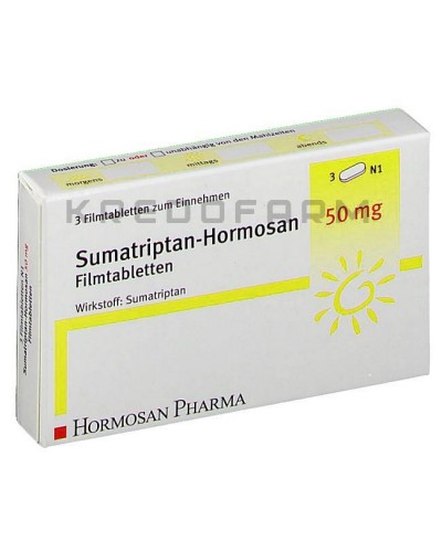 Суматриптан таблетки ● Sumatriptan