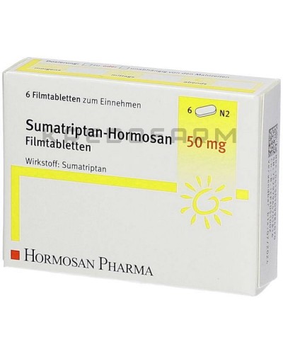 Суматриптан таблетки ● Sumatriptan