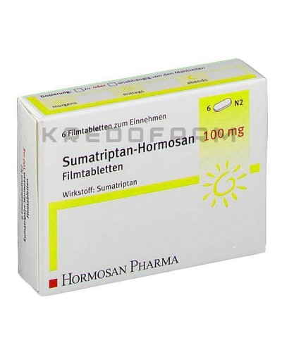 Суматриптан таблетки ● Sumatriptan