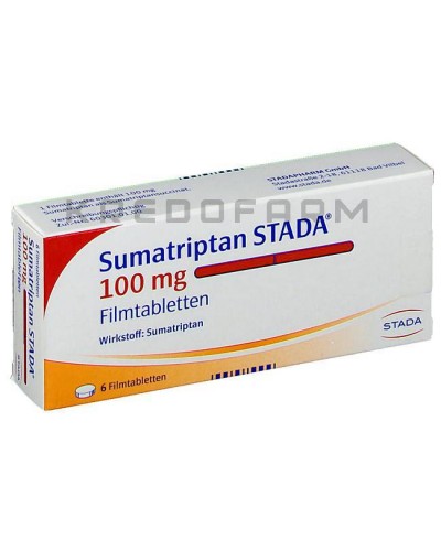 Суматриптан таблетки ● Sumatriptan