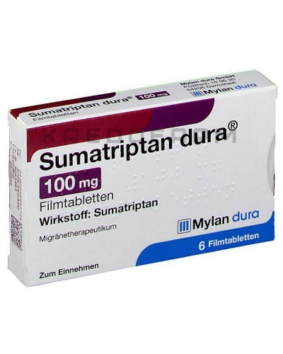 Суматриптан таблетки ● Sumatriptan