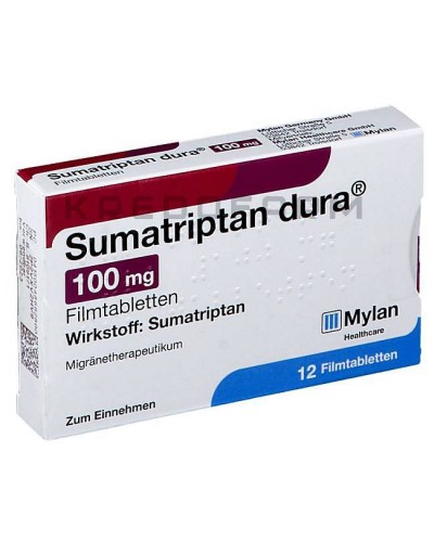 Суматриптан таблетки ● Sumatriptan