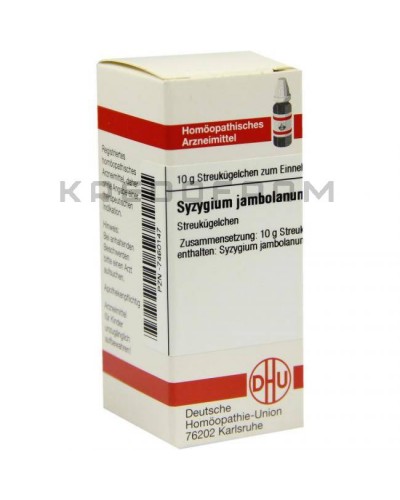 Сизигиум Джамболанум ампулы, глобули, раствор, таблетки ● Syzygium Jambolanum