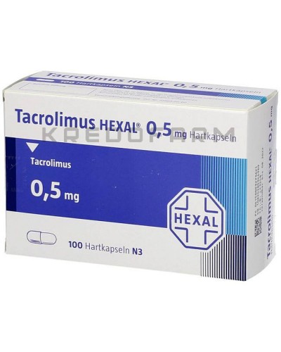 Такролимус капсулы, мазь ● Tacrolimus