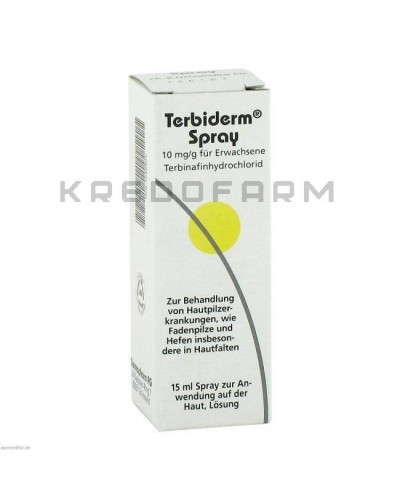 Тербідерм гель, крем, спрей, таблетки ● Terbiderm