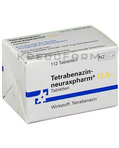 Тетрабеназин таблетки ● Tetrabenazin