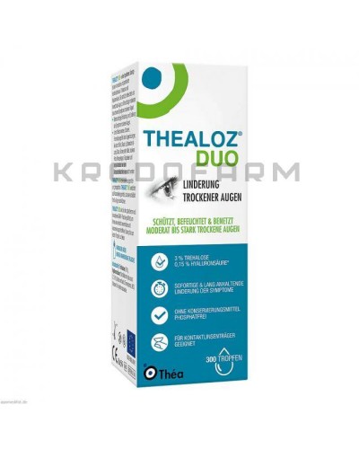 Теалоз гель, краплі, піпетки ● Thealoz