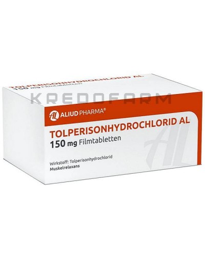 Толперизонгідрохлорид таблетки ● Tolperisonhydrochlorid