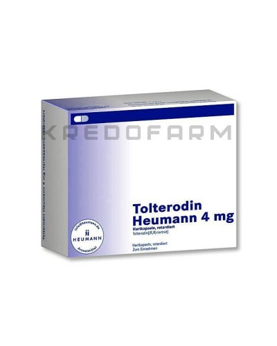 Толтеродин капсулы, таблетки ● Tolterodin