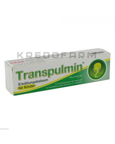 Транспульмін крем ● Transpulmin