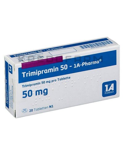 Триміпрамін краплі, розчин, таблетки ● Trimipramin