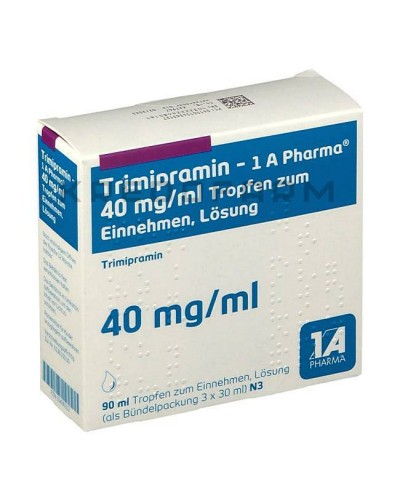 Триміпрамін краплі, розчин, таблетки ● Trimipramin