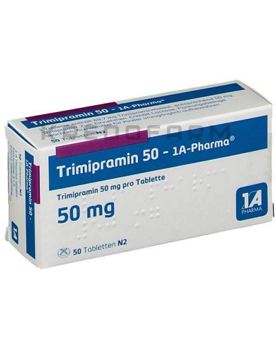 Триміпрамін краплі, розчин, таблетки ● Trimipramin