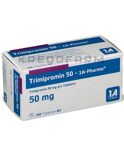 Триміпрамін краплі, розчин, таблетки ● Trimipramin