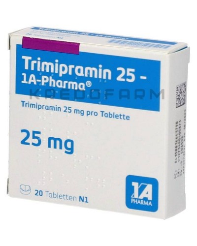 Тримипрамин капли, раствор, таблетки ● Trimipramin